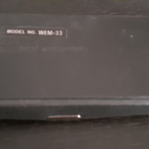 Wireless FM microphone used with case and prospectus