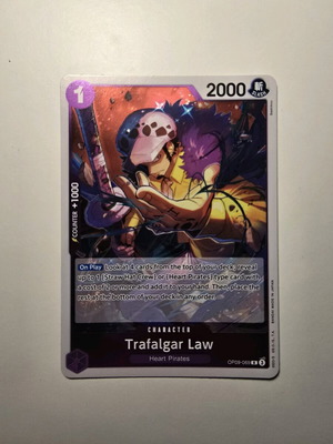 Trafalgar Law One Piece Card Game OP09-069 like new, rare