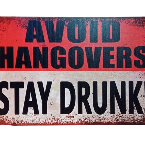 Metal decoration sign new, 30 x 20 cm