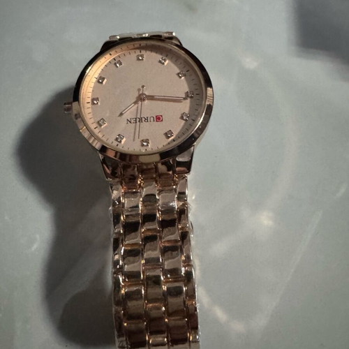 Curren women's watch new gold color