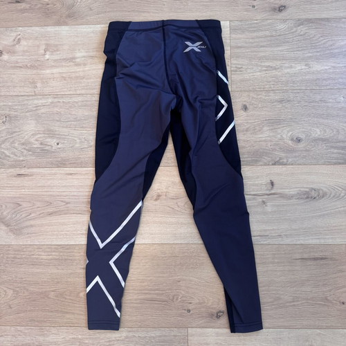 2XU Womens Elite Wind Defence Compression 7/8 Tights Black Small like new