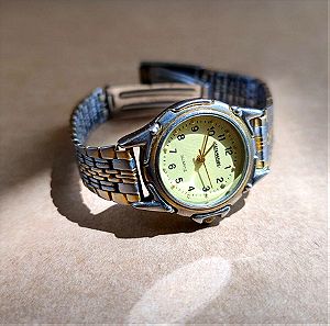 Γυναικείο ρολόι  Catamaran Quartz - gold and silver stainless steel bracelet – Πλήρως Λειτουργικό