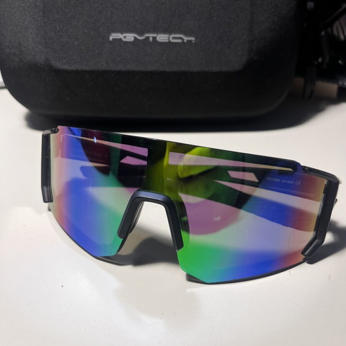Mask Sunglasses CV Paris Black Green new