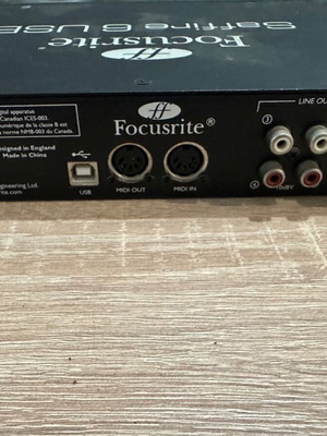 Focusrite Saffire 6 USB audio interface