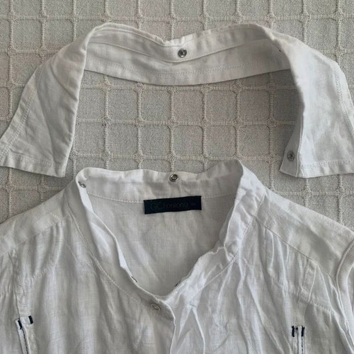 GCfontana white sleeveless shirt, size L