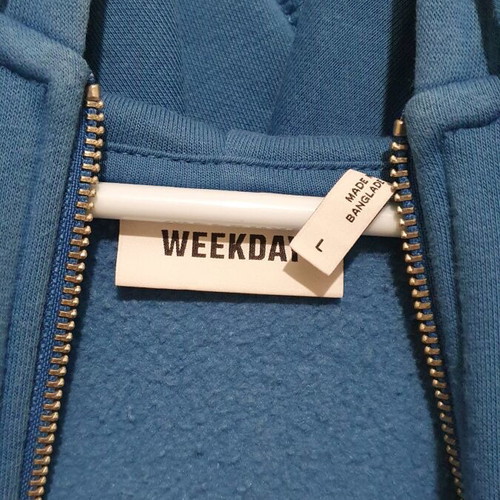 Weekday blue cardigan like new, size L