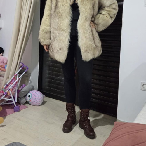 Mink fur used beige, size L, Canada Furs Athens