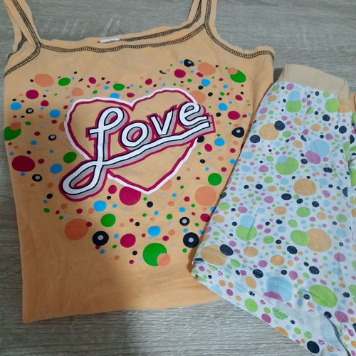 Oysho summer pajamas set like new, multicolor, size Small