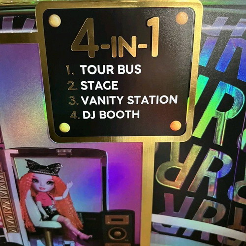 Rainbow World Tour Bus & Stage new with accessories and lights