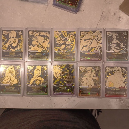 Naruto Mythos Full Secret Rare Card Set 10 Cards New
