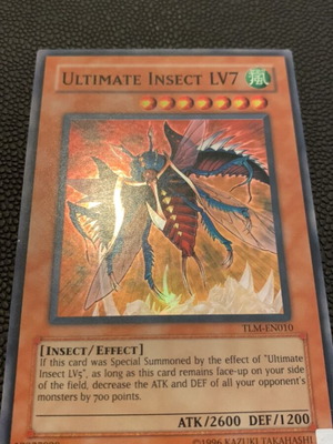 Ultimate Insect Lv 7 like new vintage Yugioh