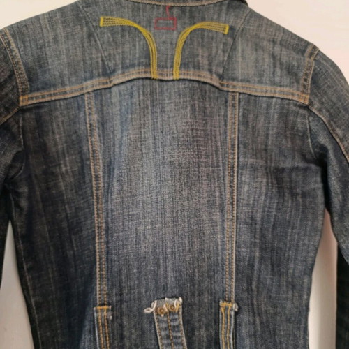 Denim jacket blue like new, size S/M