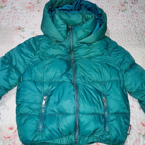 Admiral kids jacket size 8 like new, petrol color