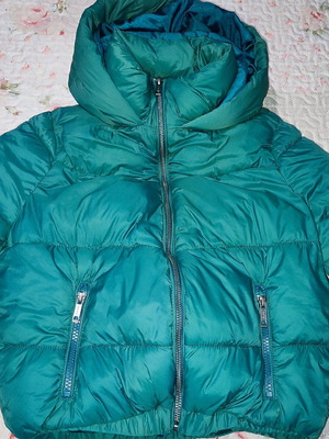 Admiral kids jacket size 8 like new, petrol color