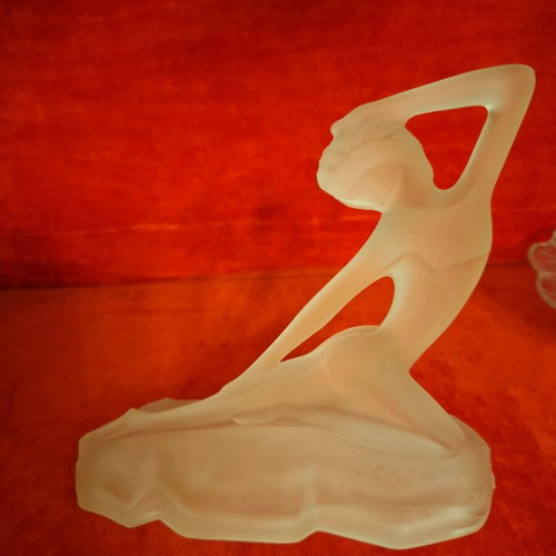 Nude Clear Crystal Girl Like New, Pure White Crystal from France