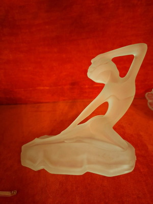 Κοπέλα Nude Clear Crystal Σαν Καινούργιο, Ολολευκό Κρύσταλλο Γαλλίας