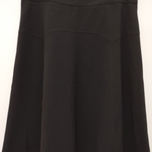Ze-Ze black midi A-line skirt size 40 like new
