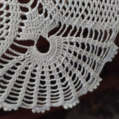 Knitted tablecloth new 1x1