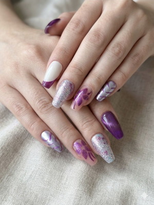 Press On Nails new with application tools