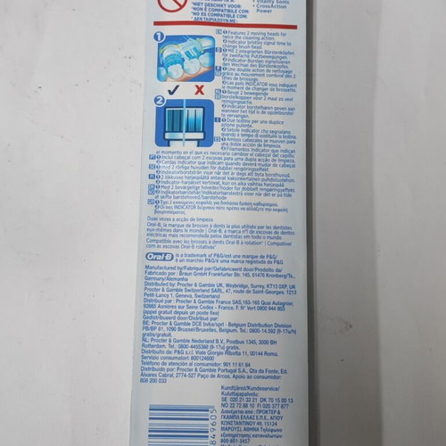 Oral-B Dual Clean replacement brush heads 2pcs new