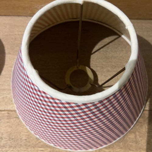 Set of 2 fabric lampshades for table lamps new