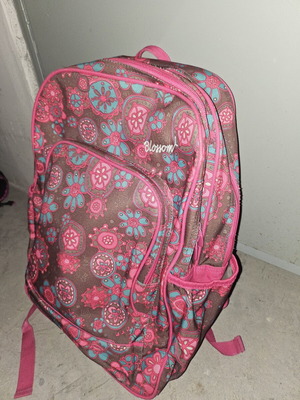 Blossom backpack with three compartments