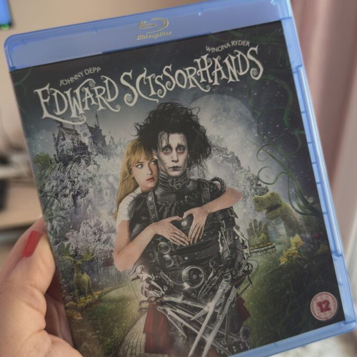 Edward Scissorhands Blu-Ray with Greek subtitles, fantasy film