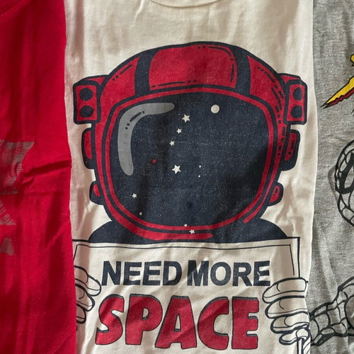 Set of 7 cotton t shirts for 3-4 years like new, Mothercare and H&M