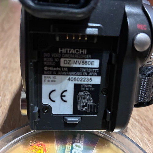 Hitachi DVD camera like new with original accessories and case