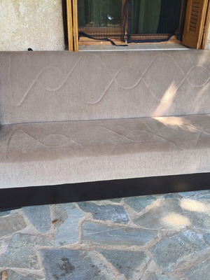 Sofa bed with storage used