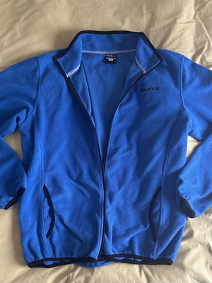 Admiral fleece jacket used, size L, blue