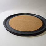 Plastic serving tray with cork 33.5cm used