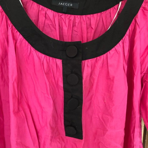 Jaeger top pink satin texture like new