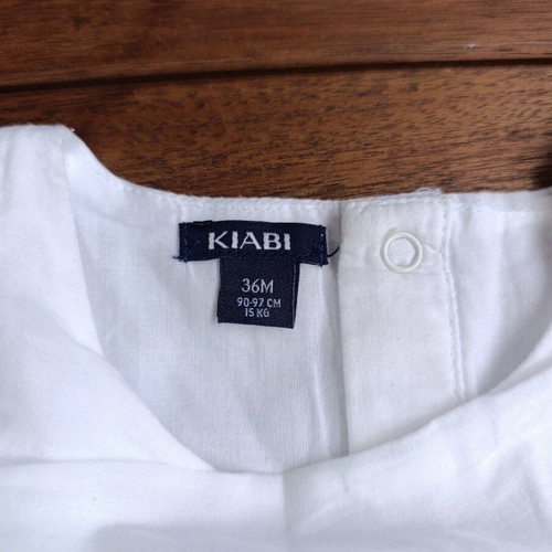 Kiabi baby dress 36 months like new with hearts and bow