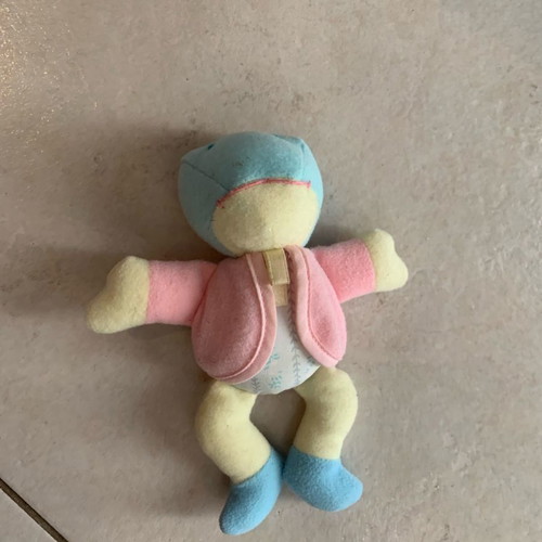 Pink Plush Fabric Frog Toy