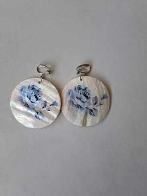 Faux bijoux earrings used, pack of 5 pairs, including horn