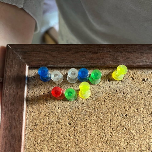 Notice board like new with pins and hooks