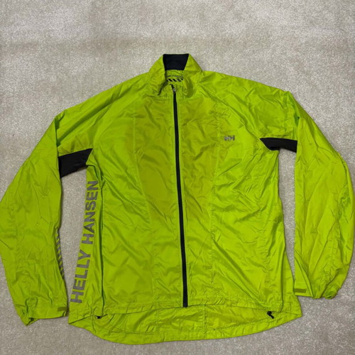 Helly Hansen Windfoil neon green lightweight men's jacket XL