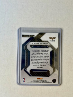 Κάρτα Jordan Hawkins Rookie Emergent Green Prizm 2023-24 καινούργια