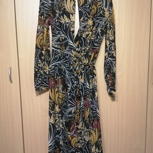 Φόρεμα Zara Medium κρουαζέ εξώπλατο καινούργιο μαύρο