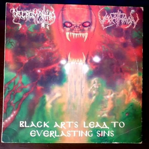 Necromantia Varathron The Black Arts The Everlasting Sins Vinyl LP first edition 1992
