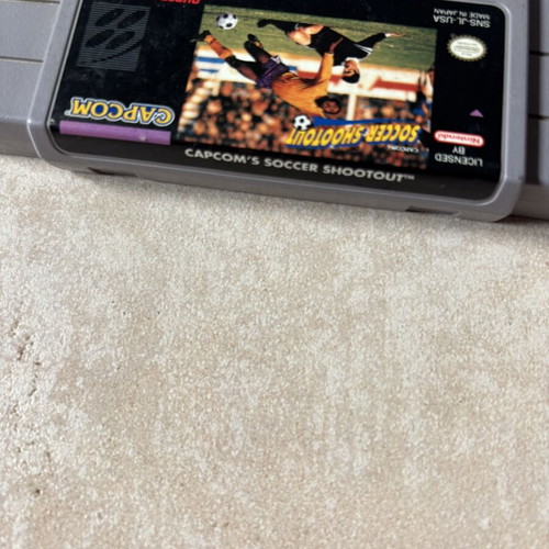 Capcom Soccer Shootout Super Nintendo SNES game, American