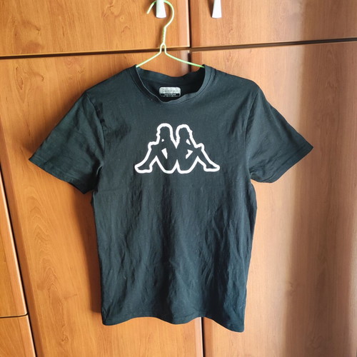 Kappa T-shirt, black, size M