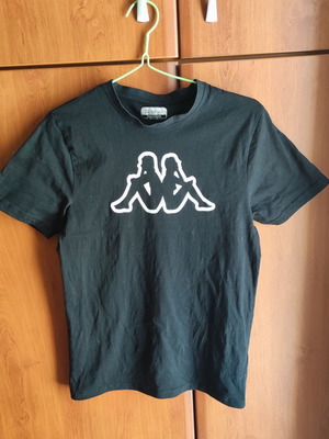Kappa T-shirt, black, size M