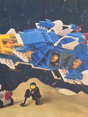 Lego Space 6985 vintage used spaceship 1986 with instructions and box