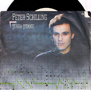 Δίσκος Βινυλίου Peter Schilling – Terra Titanic,Electronic Synth-pop, 45άρι Σχεδόν εξαιρετική Δίσκος Μέσα (Excellent,vinyl lp record Βινύλιο