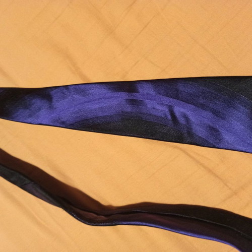 John Richmond tie new, purple, 100% silk