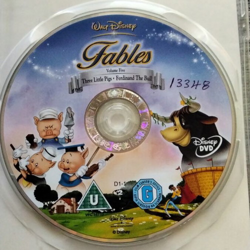 Walt Disney Classic Fairy Tales DVD used, dubbed with Greek subtitles
