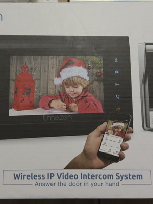 TMEZON MZ-IP-V739B + MZ-VDP-NE120 WiFi IP Video Door Phone Full HD 7" new