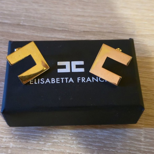 Elisabetta Franchi gold women's earrings